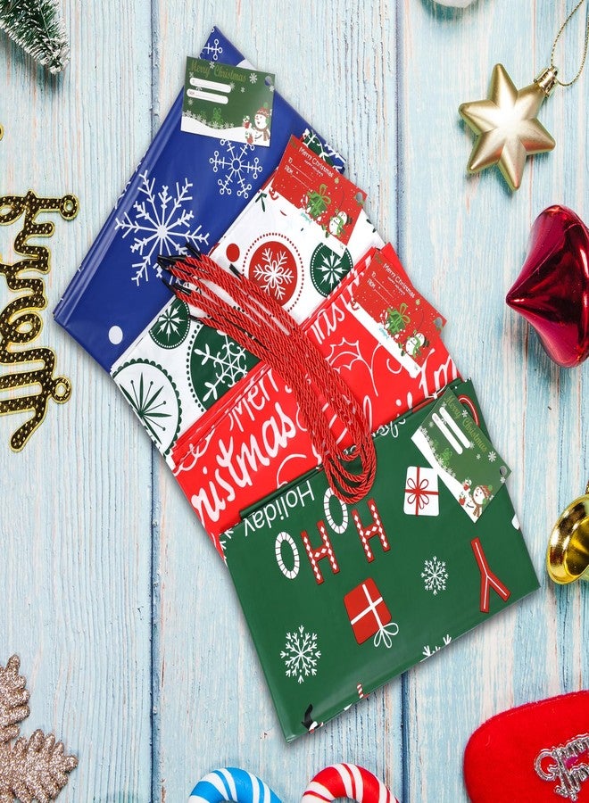 gepas Extra Large 4 Count Oversized Christmas Jumbo Gift Wrapping Bags for Xmas Party Favors Storage - Image 3